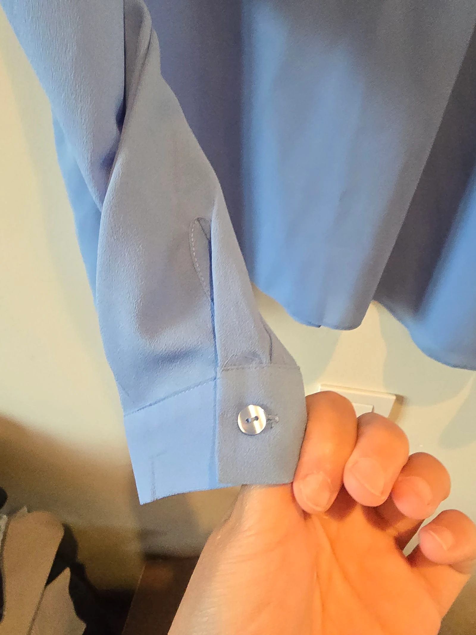 Blouse bleue fermée de Primark – photo 6